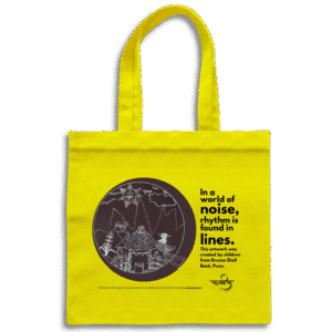 Canvas Tote Bag - Yellow